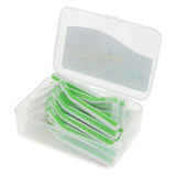 Maxbell Maxbell 22x Interdental Brush Toothpick Floss Teeth Cleaning Brush Green 0.8mm