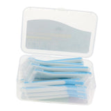 Maxbell Maxbell 22x Interdental Brush Toothpick Floss Teeth Cleaning Brush Blue 1.0mm