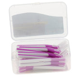 Maxbell Maxbell 22x Interdental Brush Toothpick Floss Teeth Cleaning Brush Purple 1.2-1.5mm