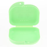 Maxbell 2 Denture Storage Container Mouth Guard Case Orthodontic Retainer Box Green