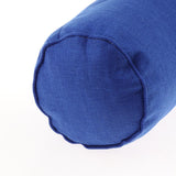 2X Orthopedic Neck Roll Pillows Round Cervical Support Pillows Dark Blue