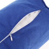 2X Orthopedic Neck Roll Pillows Round Cervical Support Pillows Dark Blue