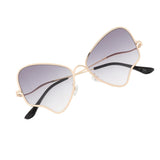 Maxbell Maxbell Resin Frame Sunglasses Travel Party Eyeglasses For Women Men Gradient Gray