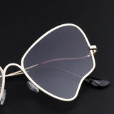 Maxbell Maxbell Resin Frame Sunglasses Travel Party Eyeglasses For Women Men Gradient Gray
