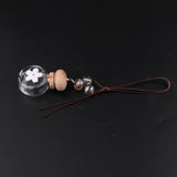 Maxbell Maxbell 2X Empty Car Perfume Bottle Hanging Pendant Aroma Diffuser White Flower