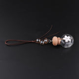 Maxbell Maxbell 2X Empty Car Perfume Bottle Hanging Pendant Aroma Diffuser White Flower