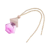 Maxbell Maxbell 5Pcs 6ML Car Hanging Perfume Bottle Essential Oil Pendant Decor Purple