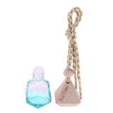 Maxbell Maxbell 5Pcs 6ML Car Hanging Perfume Bottle Essential Oil Pendant Decor Light Blue