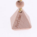 Maxbell Maxbell 5Pcs 6ML Car Hanging Perfume Bottle Essential Oil Pendant Decor Yellow