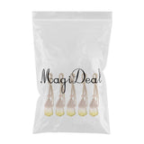 Maxbell Maxbell 5Pcs 6ML Car Hanging Perfume Bottle Essential Oil Pendant Decor Yellow