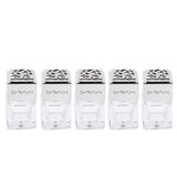 Maxbell Maxbell 5Pcs 6ML Car Perfume Bottle Essential Oil Fragrance Diffuser Vials Sliver