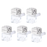 Maxbell Maxbell 5Pcs 6ML Car Perfume Bottle Essential Oil Fragrance Diffuser Vials Sliver