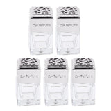 Maxbell Maxbell 5Pcs 6ML Car Perfume Bottle Essential Oil Fragrance Diffuser Vials Sliver