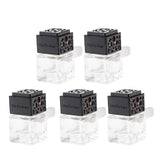 Maxbell Maxbell 5Pcs 6ML Car Perfume Bottle Essential Oil Fragrance Diffuser Vials Black