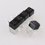 Maxbell Maxbell 5Pcs 6ML Car Perfume Bottle Essential Oil Fragrance Diffuser Vials Black