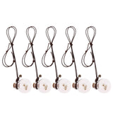 Maxbell Maxbell 5 Pieces Refillable Car Decor Perfume Bottle Pendants Bottle for Home 2.8cm