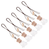 Maxbell Maxbell 5Pcs Home Car Hanging Perfume Bottle Essential Oil Pendant Decor Vials 01
