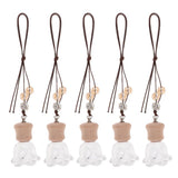 Maxbell Maxbell 5Pcs Home Car Hanging Perfume Bottle Essential Oil Pendant Decor Vials 01