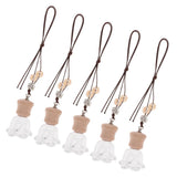 Maxbell Maxbell 5Pcs Home Car Hanging Perfume Bottle Essential Oil Pendant Decor Vials 01