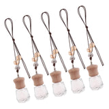 Maxbell Maxbell 5Pcs Home Car Hanging Perfume Bottle Essential Oil Pendant Decor Vials 02