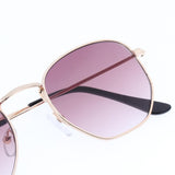 Maxbell Maxbell Metal Frame Sunglasses Women Men Travel Party Eyewear Eyeglasses Brown