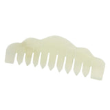 Maxbell Maxbell Natural Jade Gua Sha Acupoint Massage Comb Scalp Massager Relaxation Comb 02