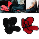 Maxbell Maxbell Back Support Seat Cushion Posture Orthopedic Correction Seat Pads Black