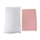 Maxbell Maxbell Rectangle Lumbar Support Pillow Cushion for Home Office Chair Car Sofa Pink