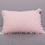 Maxbell Maxbell Rectangle Lumbar Support Pillow Cushion for Home Office Chair Car Sofa Pink