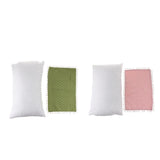 Maxbell Maxbell Rectangle Lumbar Support Pillow Cushion for Home Office Chair Car Sofa Pink