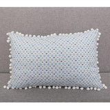 Maxbell Maxbell Rectangle Lumbar Support Pillow Cushion for Home Office Chair Car Sofa Blue