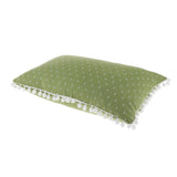 Maxbell Maxbell Rectangle Lumbar Support Pillow Cushion for Home Office Chair Car Sofa Green