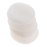 Maxbell Maxbell 4 Piece Hot Spa Massage Stone Rock Energy Stone for Body Facial Care White
