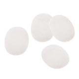 Maxbell Maxbell 4 Piece Hot Spa Massage Stone Rock Energy Stone for Body Facial Care White