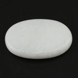 Maxbell Maxbell 4 Piece Hot Spa Massage Stone Rock Energy Stone for Body Facial Care White