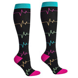 Maxbell Maxbell Unisex Compression Socks Long Calf Sleeves Knee-High Sports Stockings XL L