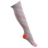 Maxbell Maxbell 1 Pair Women Compression Socks Stocking Sleeve For Sports Running Gray S-M