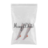 Maxbell Maxbell 1 Pair Women Compression Socks Stocking Sleeve For Sports Running Gray L-XL