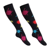 Maxbell Maxbell 1 Pair Women Compression Socks Stocking Sleeve For Sports Running Black S-M