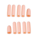 Maxbell 30Pcs Thumb Protector Splint Silicone Gel Finger Sleeves Cap Cover Tube Skin