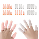 Maxbell Maxbell 10Pcs Thumb Protectors Splint Gel Finger Sleeves Caps Cover Tube Skin