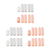 Maxbell Maxbell 10Pcs Thumb Protectors Splint Gel Finger Sleeves Caps Cover Tube Skin