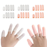 Maxbell 30Pcs Thumb Protector Splint Silicone Gel Finger Sleeves Cap Cover Tube Skin