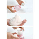 Maxbell Maxbell 2Pcs 250ml Square Foam Lotion Pump Bottle Dispenser Vials Jar White