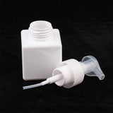Maxbell Maxbell 2Pcs 250ml Square Foam Lotion Pump Bottle Dispenser Vials Jar White