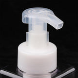 Maxbell Maxbell 2Pcs 250ml Square Foam Lotion Pump Bottle Dispenser Vials Jar Clear