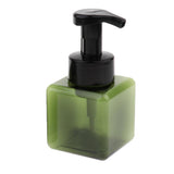 Maxbell Maxbell 2Pcs 250ml Square Foam Lotion Pump Bottle Dispenser Vials Jar Dark Green