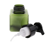 Maxbell Maxbell 2Pcs 250ml Square Foam Lotion Pump Bottle Dispenser Vials Jar Dark Green