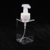 Maxbell Maxbell Empty Plastic Square Pump Bottle Jar Foam Dispenser for Liquid Lotion Clear