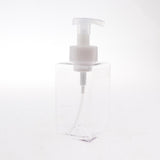 Maxbell Maxbell Empty Plastic Square Pump Bottle Jar Foam Dispenser for Liquid Lotion Clear